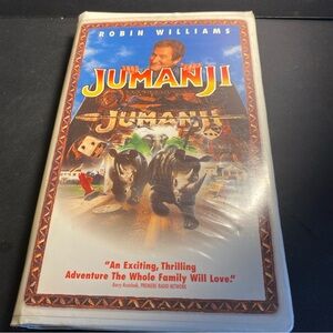 Jumanji VHS 1996 Robin Williams Clamshell